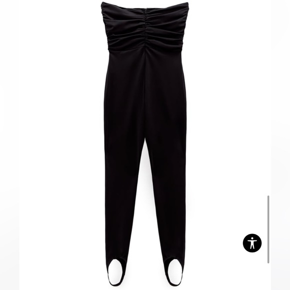 NWT Zara Special collection x BARBIE™ MATTEL LONG JUMPSUIT SZ L - Picture 5 of 12